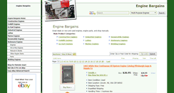 Desktop Screenshot of enginebargains.com